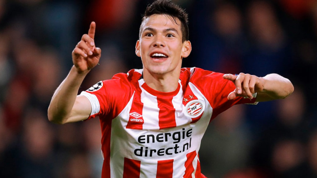 PSV menawarkan 15 juta EURO untuk penyerang sensasional Hirving Lozano